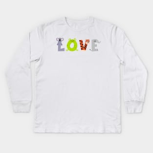 Animals Love Kids Long Sleeve T-Shirt